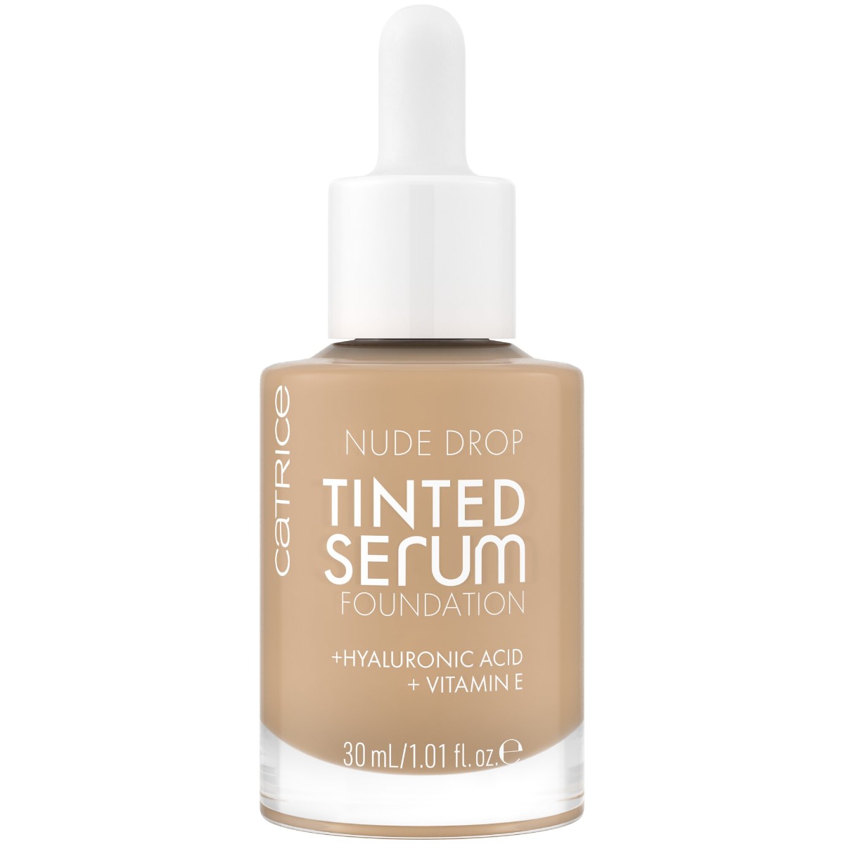 Fond de ten Nude Drop Tinted Serum Foundation 030C, 30ml, Catrice Fond de ten Nude Drop Tinted Serum Foundation 030C, 30ml, Catrice