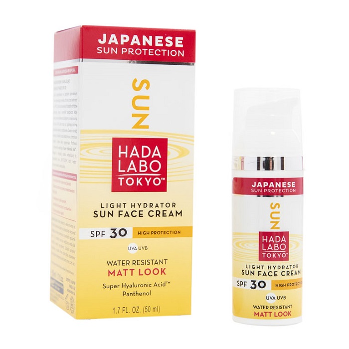 Crema cu protectie solara pentru fata cu SPF30, 50ml, Hada Labo Tokyo Crema cu protectie solara pentru fata cu SPF30, 50ml, Hada Labo Tokyo