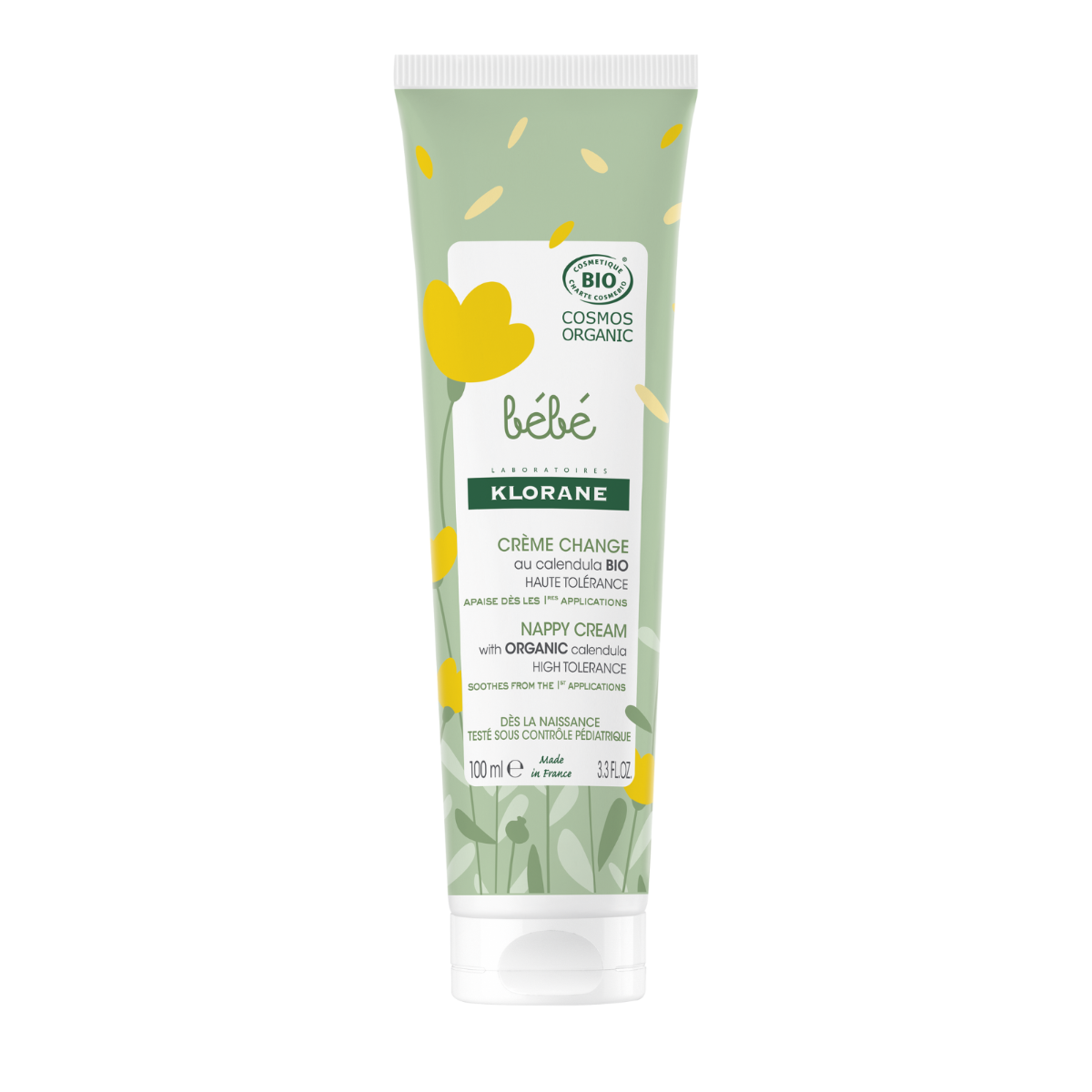Crema Bio impotriva iritatiilor din zona scutecului Bebe, 100ml, Klorane Crema Bio impotriva iritatiilor din zona scutecului Bebe, 100ml, Klorane