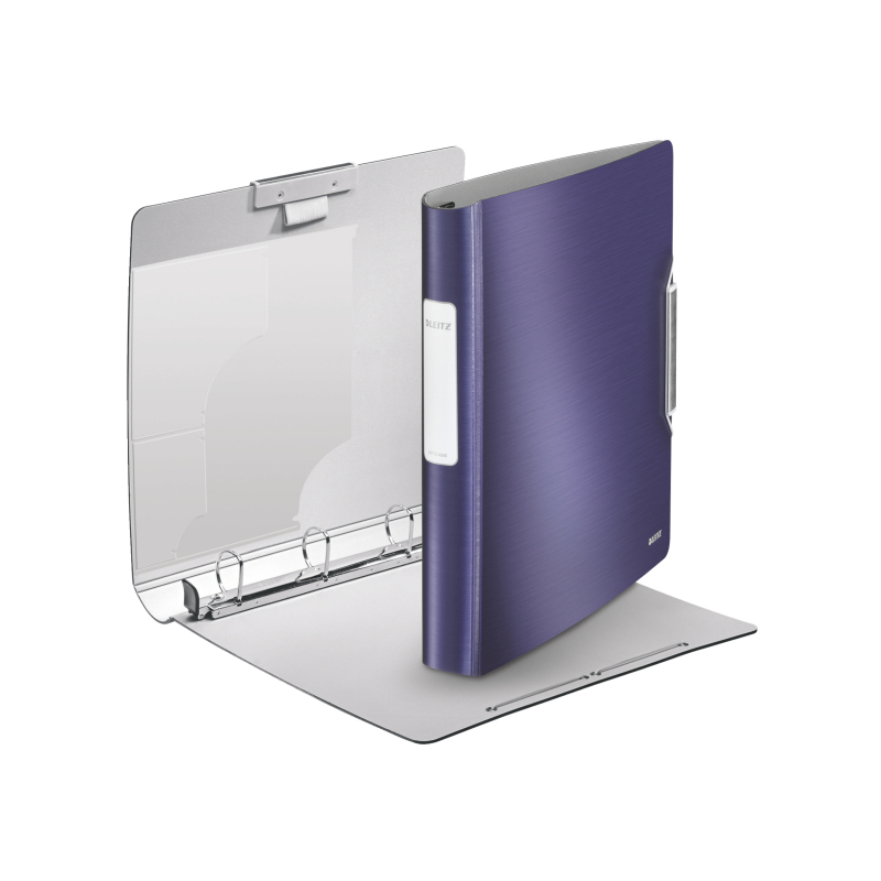 Caiet Mecanic Leitz Active Style Softclick, Mecanism 4dr, Inel 30mm, Polyfoam - Albastru Violet Caiet Mecanic Leitz Active Style Softclick, Mecanism 4dr, Inel 30mm, Polyfoam - Albastru Violet