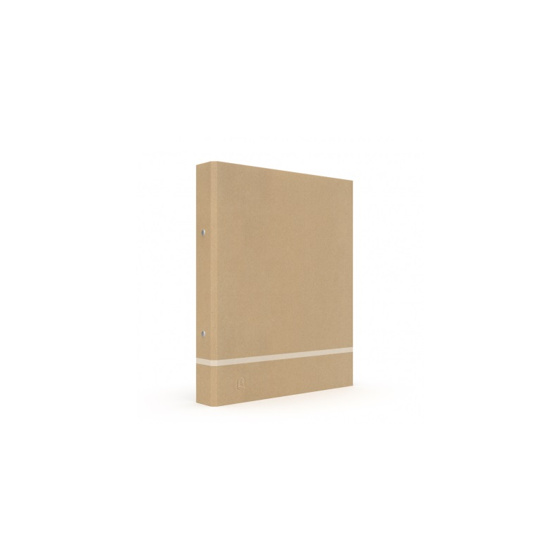 Caiet Mecanic Oxford Touareg, Carton Reciclat, 4 Inele D25mm, Cotor 35mm - Kraft/alb Caiet Mecanic Oxford Touareg, Carton Reciclat, 4 Inele D25mm, Cotor 35mm - Kraft/alb