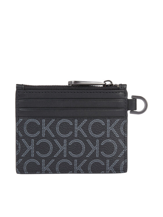 Etui pentru carduri Calvin Klein Subtle Mono 6Cc Holder W/Zip K50K509236 Negru Etui pentru carduri Calvin Klein Subtle Mono 6Cc Holder W/Zip K50K509236 Negru