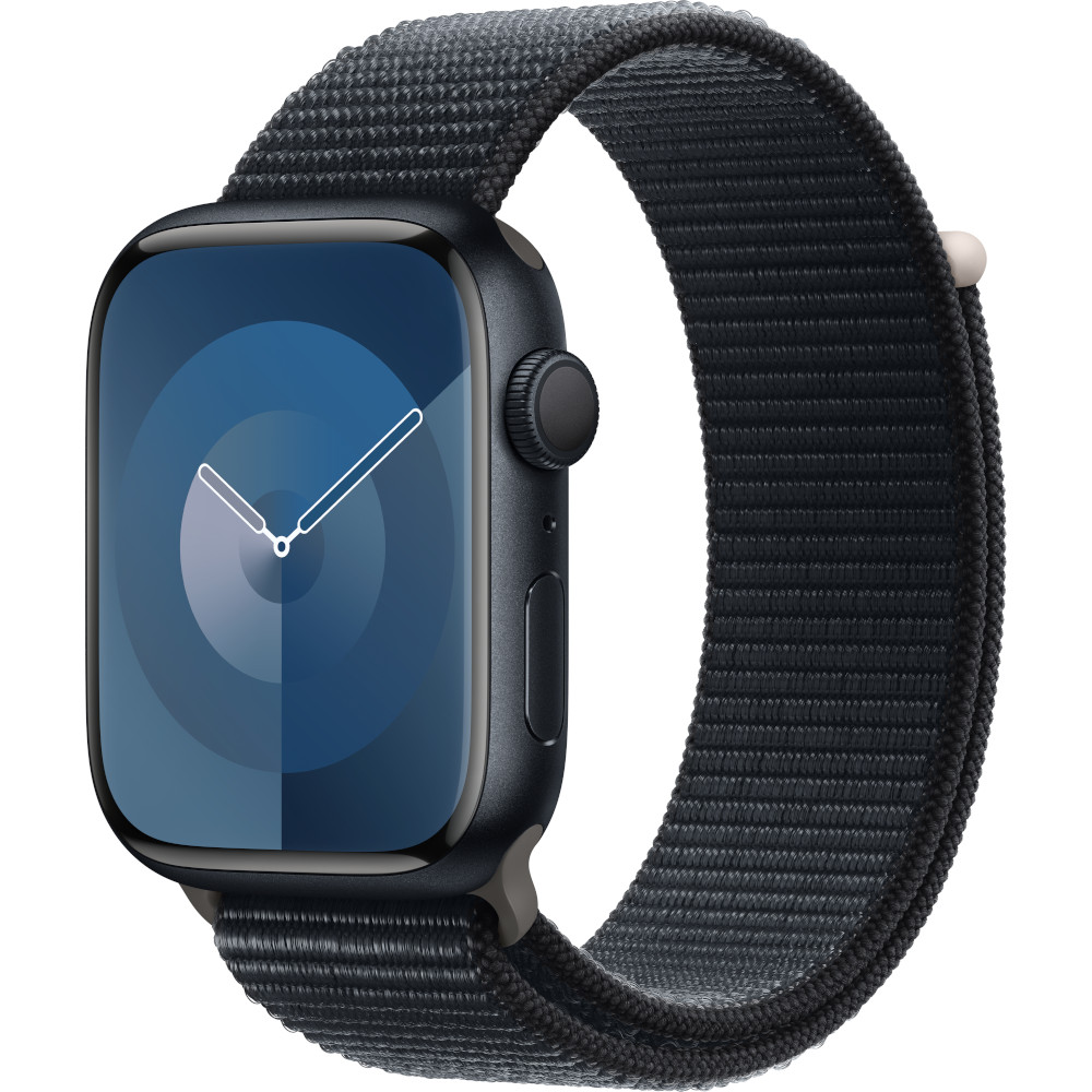 Apple Watch S9, GPS, 45mm, Midnight Aluminium Case, Midnight Sport Loop Apple Watch S9, GPS, 45mm, Midnight Aluminium Case, Midnight Sport Loop