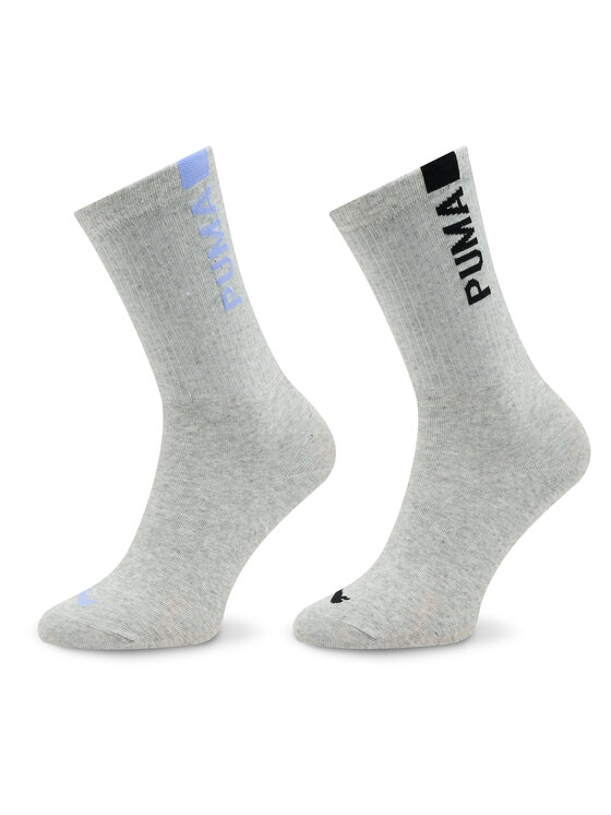 Set de 2 perechi de șosete lungi de damă Puma Women Slouch Sock 2P 938005 Gri Set de 2 perechi de șosete lungi de damă Puma Women Slouch Sock 2P 938005 Gri