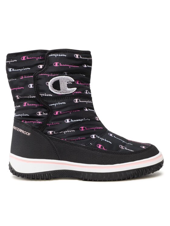 Cizme de zăpadă Champion High Cut Shoe Flakey G Gs S32522-CHA-KK001 Negru Cizme de zăpadă Champion High Cut Shoe Flakey G Gs S32522-CHA-KK001 Negru