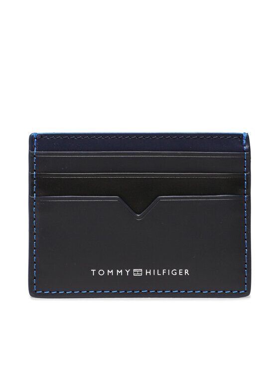 Etui pentru carduri Tommy Hilfiger Th Modern Lather Cc Holder AM0AM10994 Bleumarin Etui pentru carduri Tommy Hilfiger Th Modern Lather Cc Holder AM0AM10994 Bleumarin