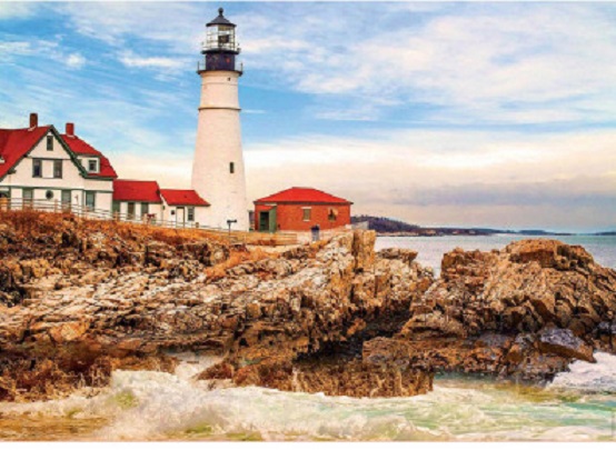 Puzzle 1500 piese,Rocky Lighthouse | Educa