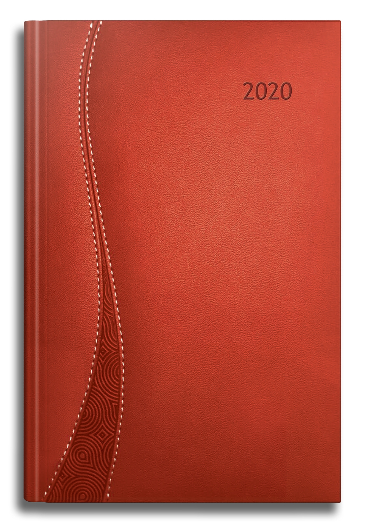 Agenda Datata Delta Ro A5, 352 Pagini, Coperta Din Piele Sintetica, Culoare Rosu, Margini Aurii, 2020 Agenda Datata Delta Ro A5, 352 Pagini, Coperta Din Piele Sintetica, Culoare Rosu, Margini Aurii, 2020