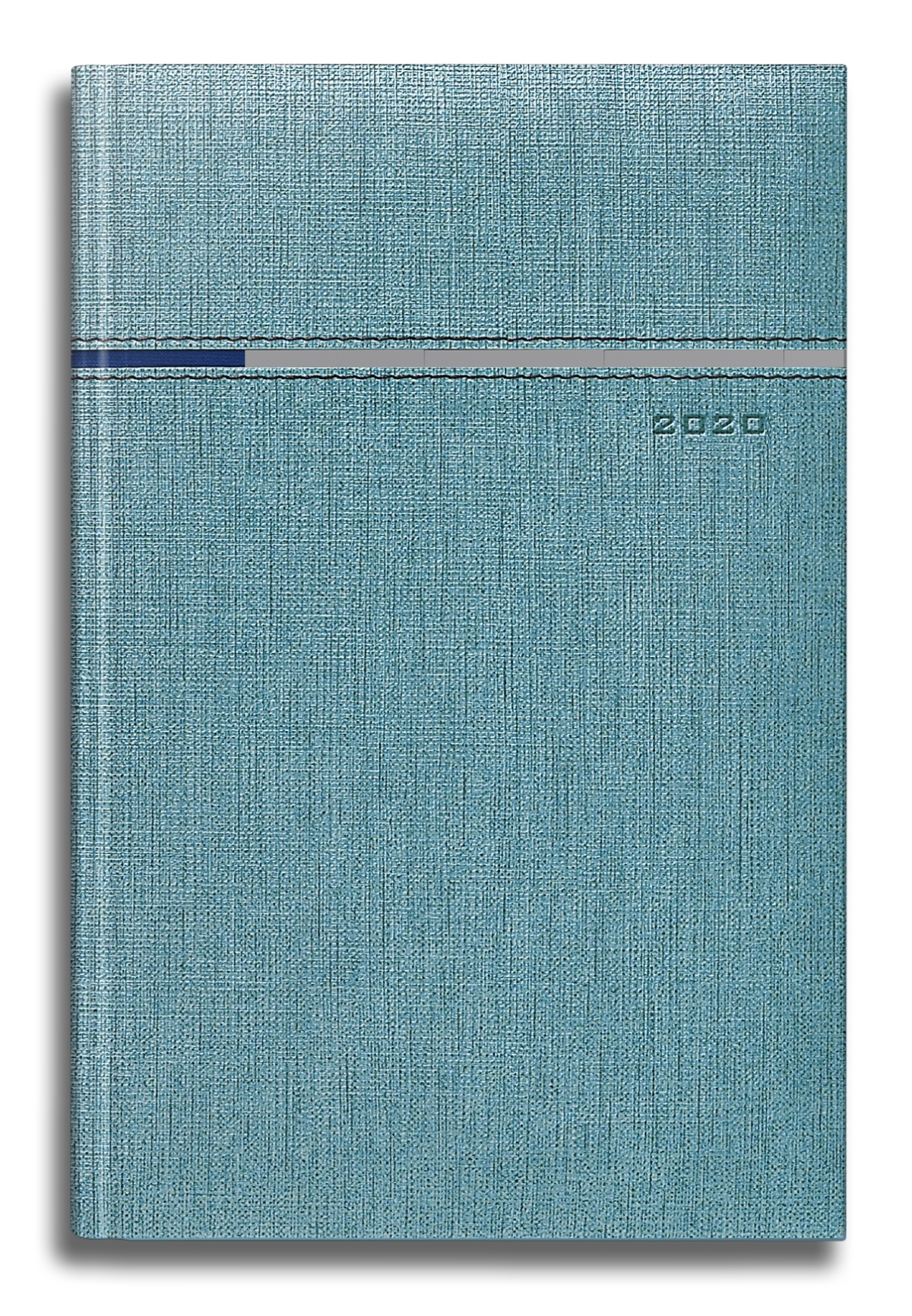 Agenda Datata Flash Ro A5, 352 Pagini, Coperta Din Piele Sintetica, Culoare Azuriu, Margini Argintii, 2020 Agenda Datata Flash Ro A5, 352 Pagini, Coperta Din Piele Sintetica, Culoare Azuriu, Margini Argintii, 2020
