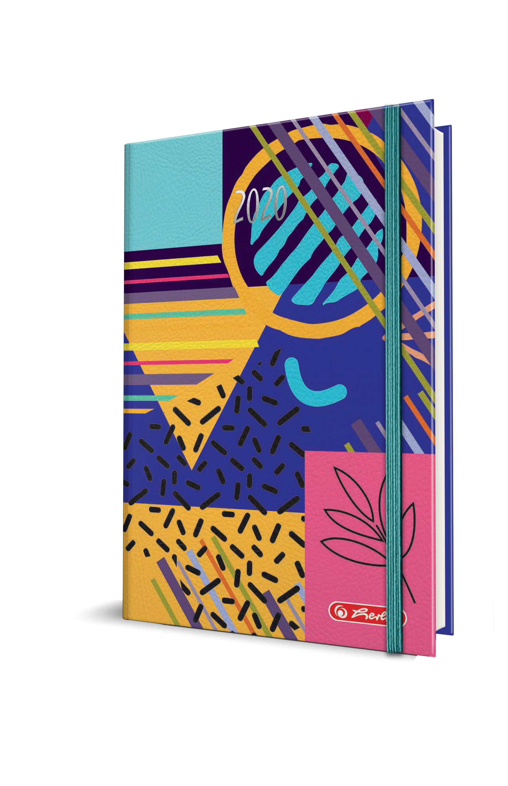 Agenda Datata Watercolor Ro A5, 352 Pagini + 16 Pagini Zentangle, Coperta Flexibila, Motiv Abstract, 2020 Agenda Datata Watercolor Ro A5, 352 Pagini + 16 Pagini Zentangle, Coperta Flexibila, Motiv Abstract, 2020