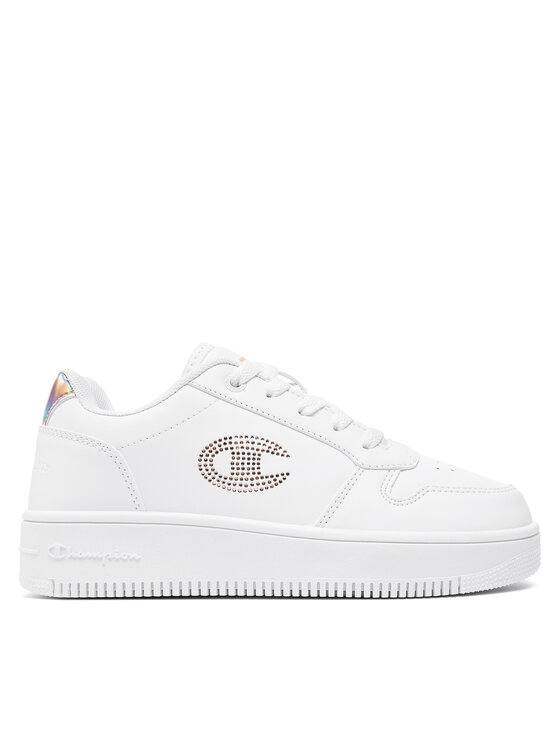 Sneakers Champion Rebound Platform Glitter G Gs Low Cut Shoe S32872-CHA-WW008 Alb Sneakers Champion Rebound Platform Glitter G Gs Low Cut Shoe S32872-CHA-WW008 Alb