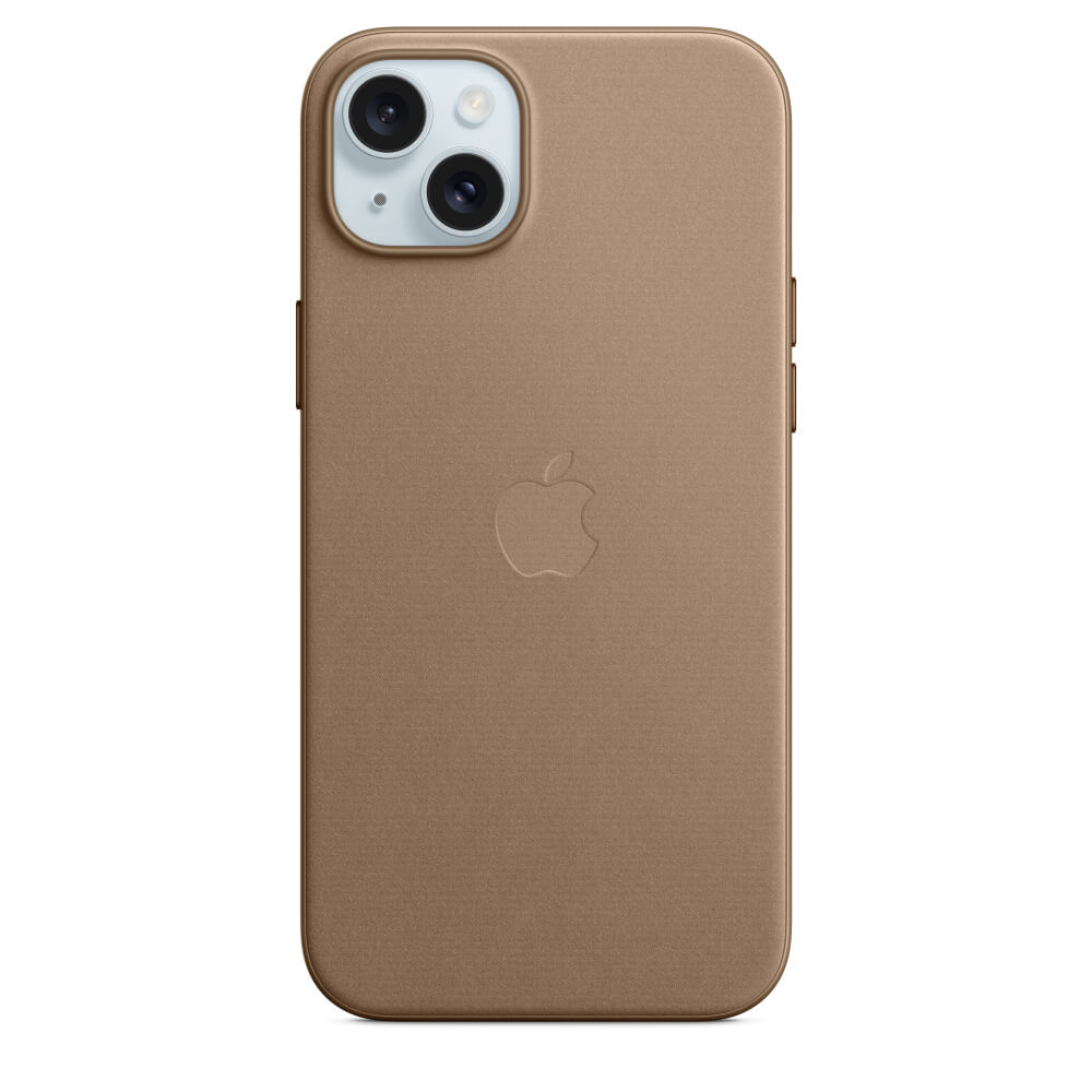 Husa de protectie Apple FineWoven Case cu MagSafe pentru iPhone 15 Plus, Taupe Husa de protectie Apple FineWoven Case cu MagSafe pentru iPhone 15 Plus, Taupe