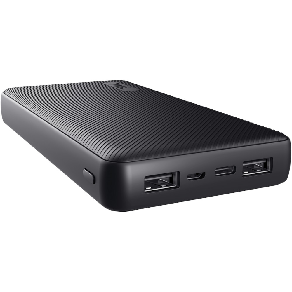Acumulator extern Trust Primo Eco 24676, 20000 mAh, Ultra-Thin, Negru Acumulator extern Trust Primo Eco 24676, 20000 mAh, Ultra-Thin, Negru
