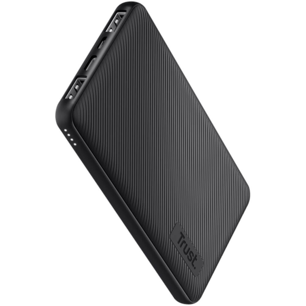 Acumulator extern Trust Primo Eco 24678, 10000 mAh, Ultra-Thin, Negru Acumulator extern Trust Primo Eco 24678, 10000 mAh, Ultra-Thin, Negru