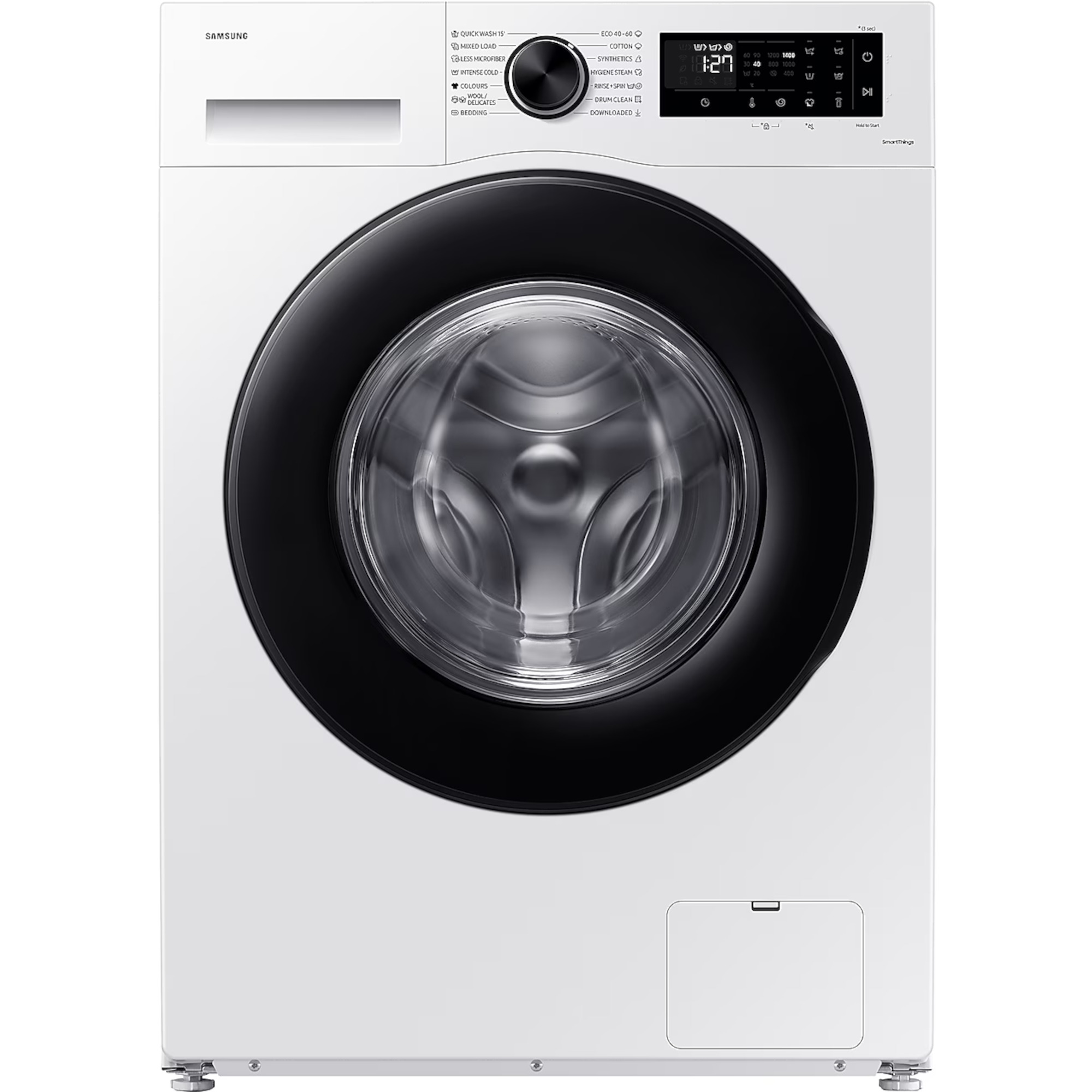 Masina de spalat rufe Samsung WW80CGC04DAELE, 1400 RPM, 8 Kg, Motor Digital Inverter, Wifi SmartThings, Eco Bubble, Clasa A, Alb Masina de spalat rufe Samsung WW80CGC04DAELE, 1400 RPM, 8 Kg, Motor Digital Inverter, Wifi SmartThings, Eco Bubble, Clasa A, Alb