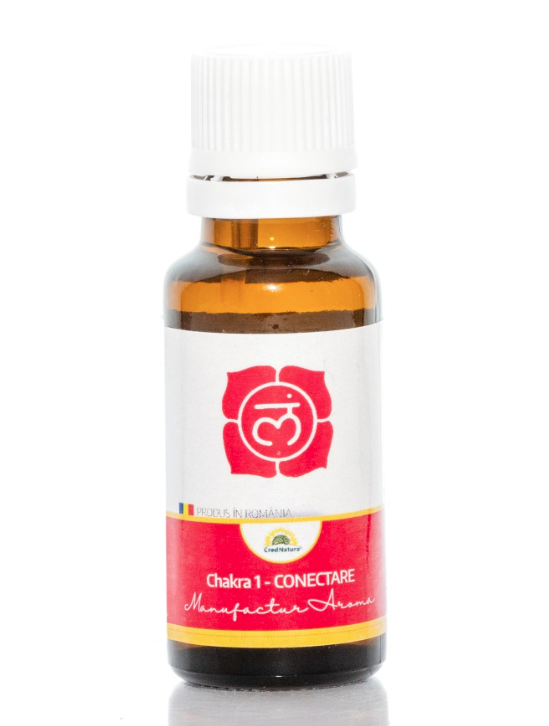 Ulei aromaterapie - Conectare - Chackra 1, 20 ml | Cred Natura
