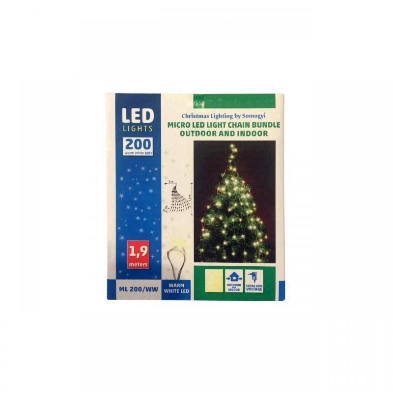 Instalatie luminoasa de exterior Home ML 200/WW, culoare alba calda, 200 leduri, IP44 Instalatie luminoasa de exterior Home ML 200/WW, culoare alba calda, 200 leduri, IP44