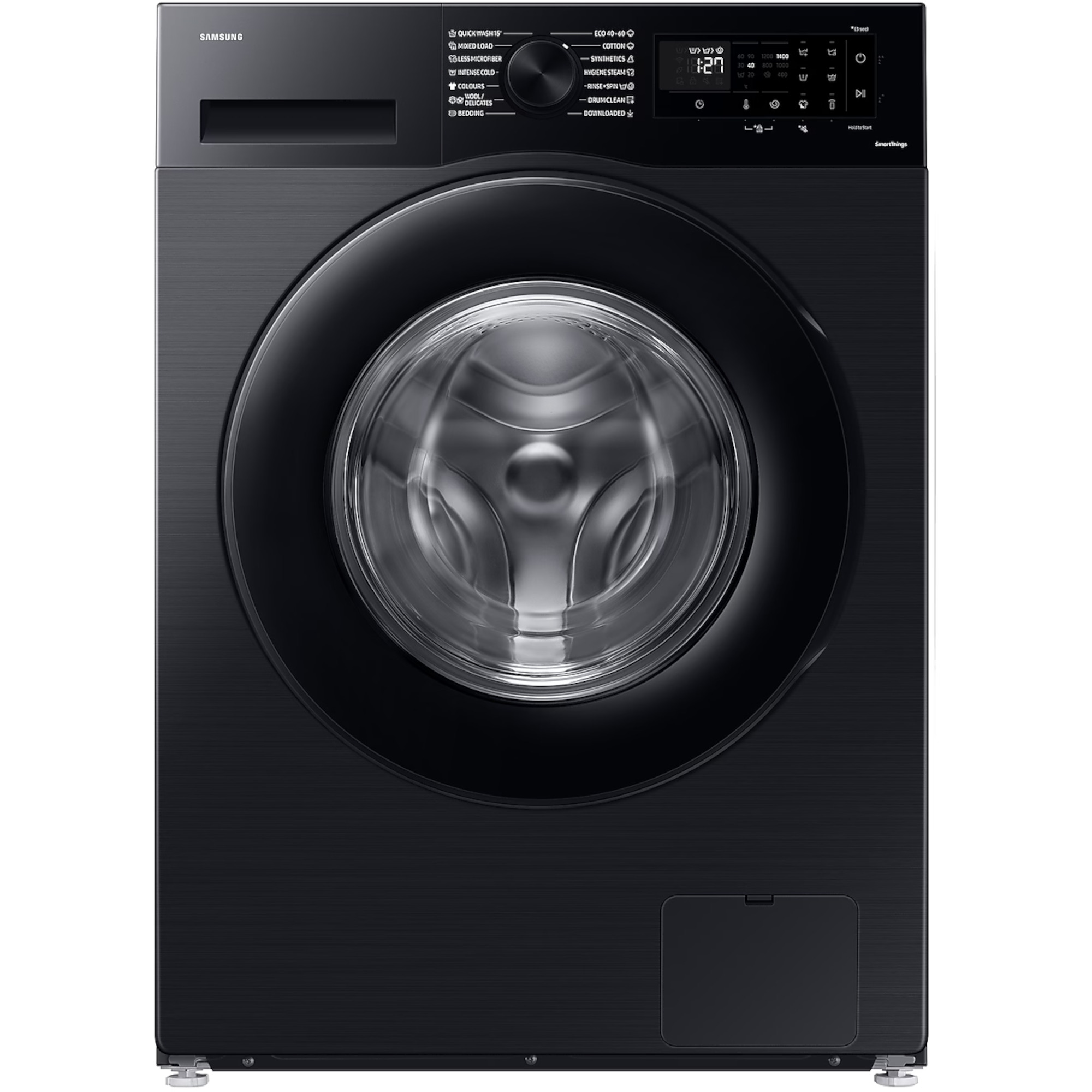 Masina de spalat rufe Samsung WW90CGC04DABLE, 1400 RPM, 9 Kg, Wifi SmartThings, AI Energy, Culoare Negru Masina de spalat rufe Samsung WW90CGC04DABLE, 1400 RPM, 9 Kg, Wifi SmartThings, AI Energy, Culoare Negru