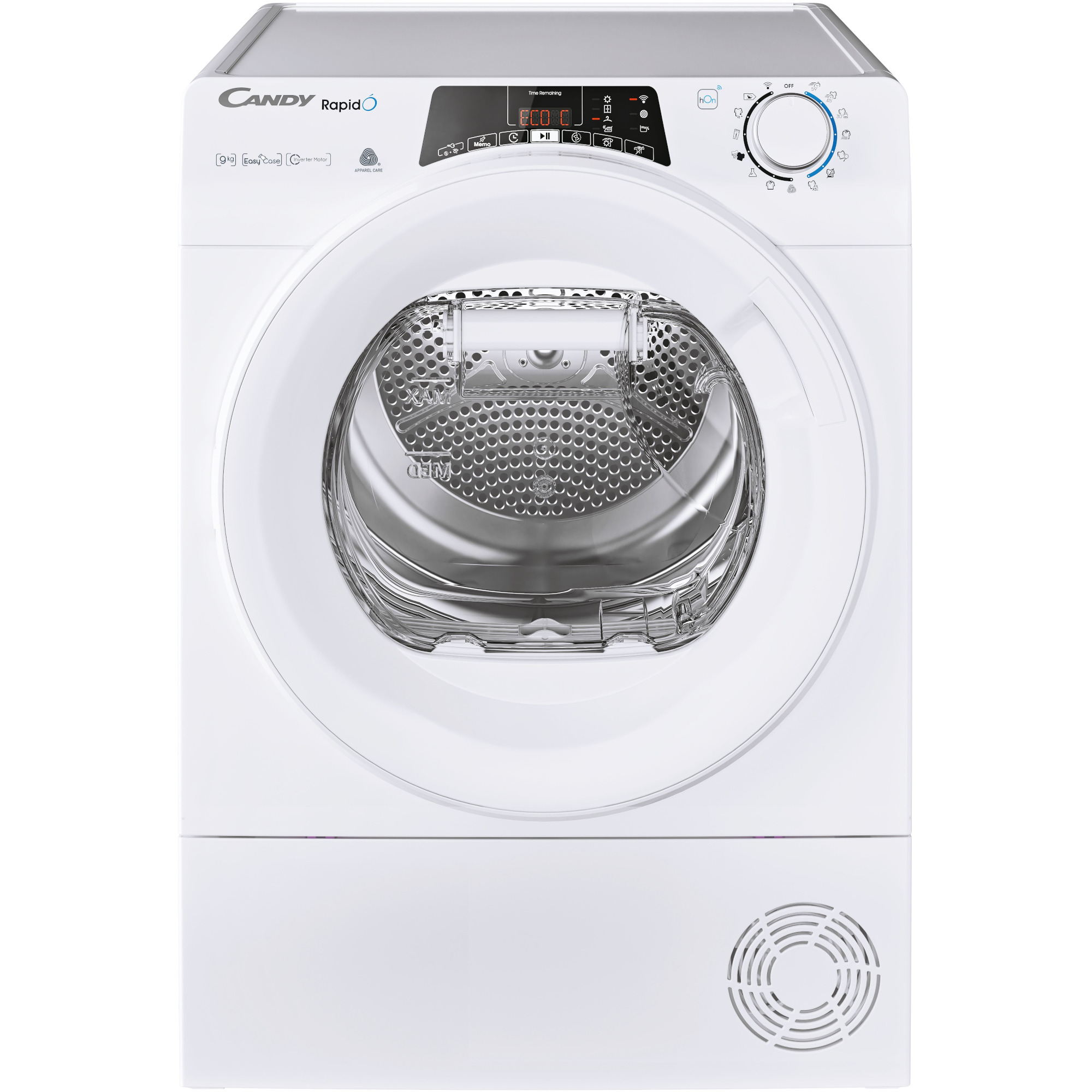 Uscator de rufe Candy Rapido ROE H9A3TE-S, 9 Kg, Pompa de caldura, Motor Inverter, Easy Case, Clasa A+++ Uscator de rufe Candy Rapido ROE H9A3TE-S, 9 Kg, Pompa de caldura, Motor Inverter, Easy Case, Clasa A+++