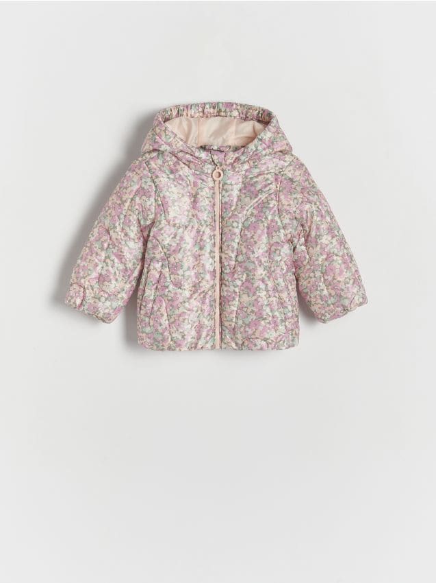 Geaca matlasata cu imprimeu floral - multicolor Geaca matlasata cu imprimeu floral - multicolor