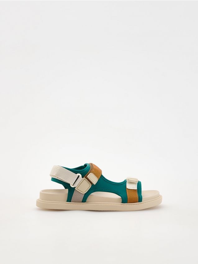 Sandale cu prindere cu scai - multicolor Sandale cu prindere cu scai - multicolor