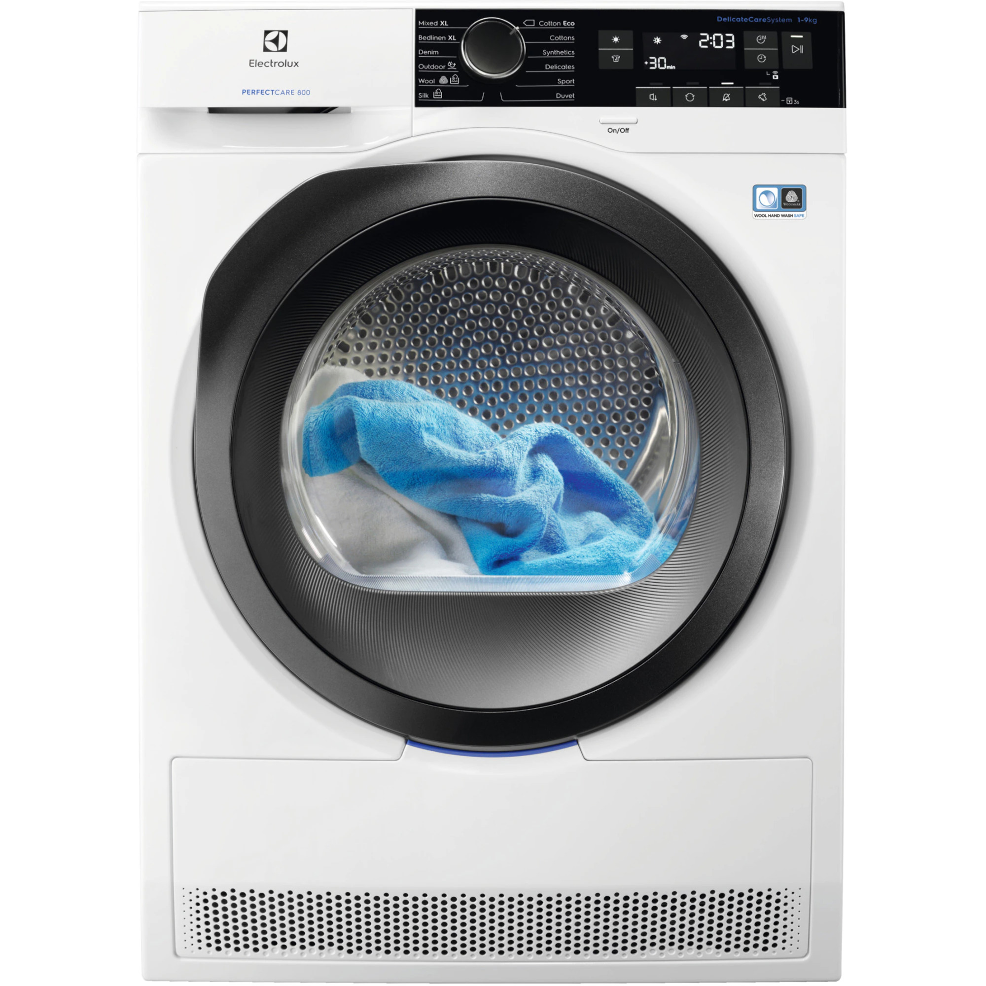 Uscator de rufe Electrolux PerfectCare800 EW8H259ST, 9 Kg, Pompa de caldura, Clasa A++ Uscator de rufe Electrolux PerfectCare800 EW8H259ST, 9 Kg, Pompa de caldura, Clasa A++
