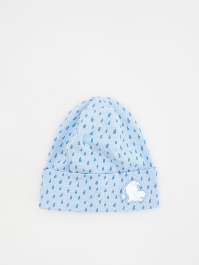 Caciula beanie cu imprimeu Moomins - albastru Caciula beanie cu imprimeu Moomins - albastru