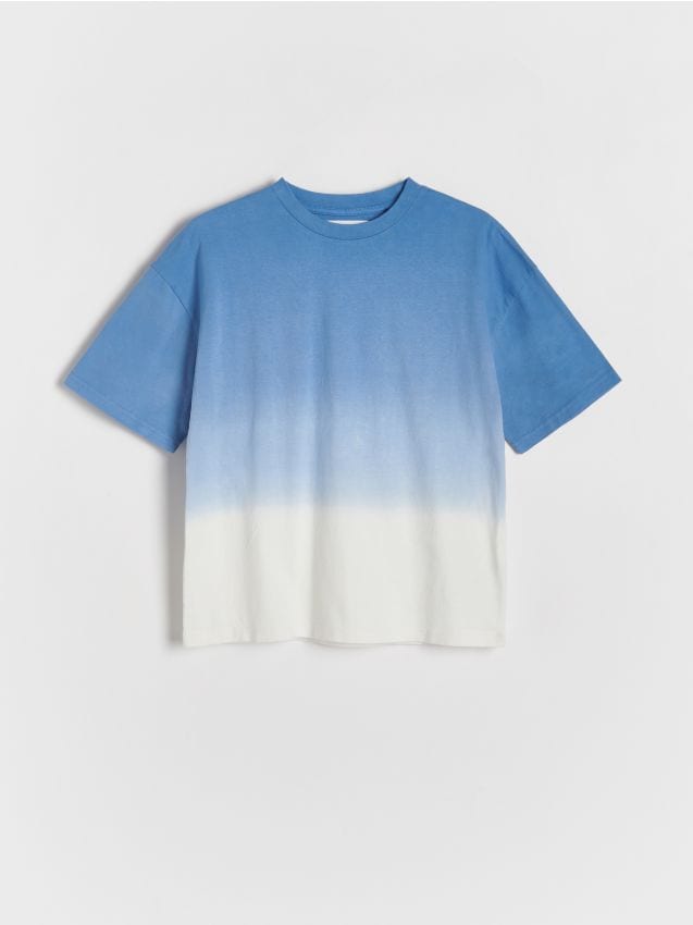Tricou oversized din bumbac - bleumarin Tricou oversized din bumbac - bleumarin