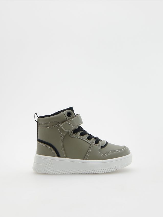 Pantofi sport inalti - verde-oliv deschis Pantofi sport inalti - verde-oliv deschis