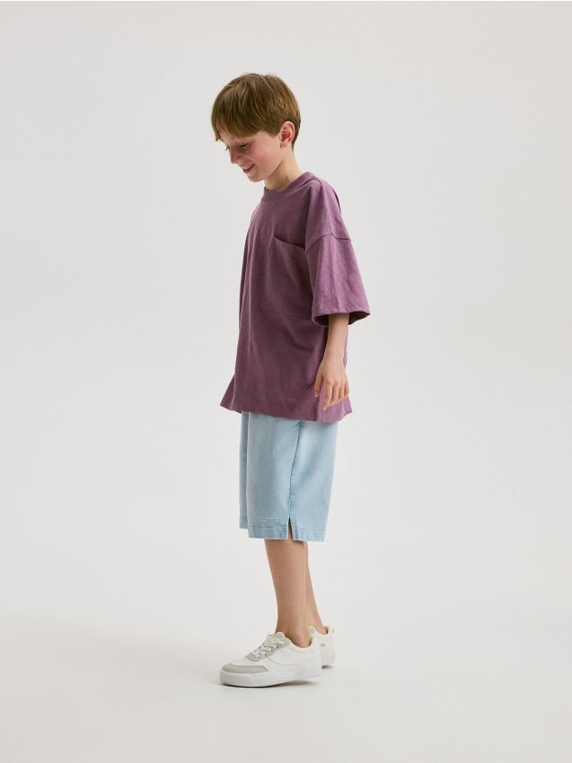 Pantaloni scurti bermude - albastru-pal Pantaloni scurti bermude - albastru-pal