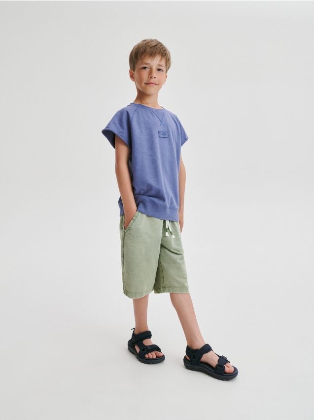 Pantaloni scurti bermude - albastru-verzui Pantaloni scurti bermude - albastru-verzui