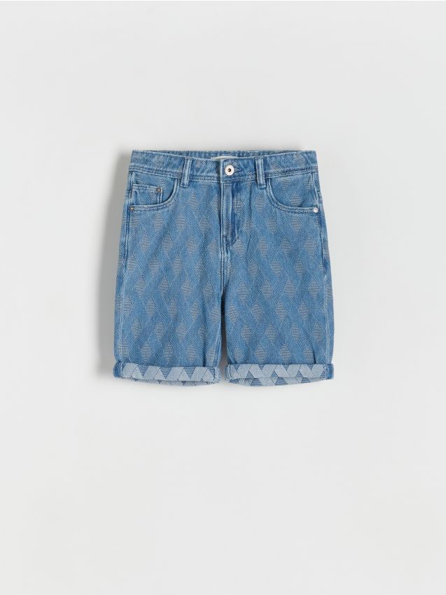 Pantaloni scurti regular din denim - albastru Pantaloni scurti regular din denim - albastru