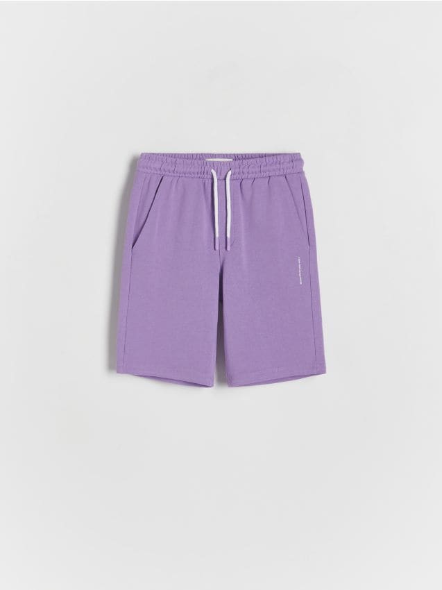 Pantaloni scurti din bumbac cu buzunare - crimson Pantaloni scurti din bumbac cu buzunare - crimson