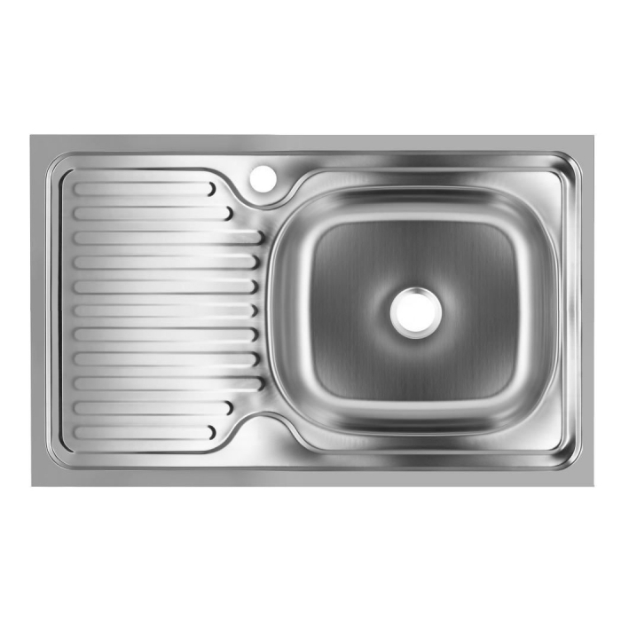 Chiuveta Freddo SN9002D, pentru blat, finisaj anticalcar, cuva dreapta, 76x43.5 cm, inox Chiuveta Freddo SN9002D, pentru blat, finisaj anticalcar, cuva dreapta, 76x43.5 cm, inox