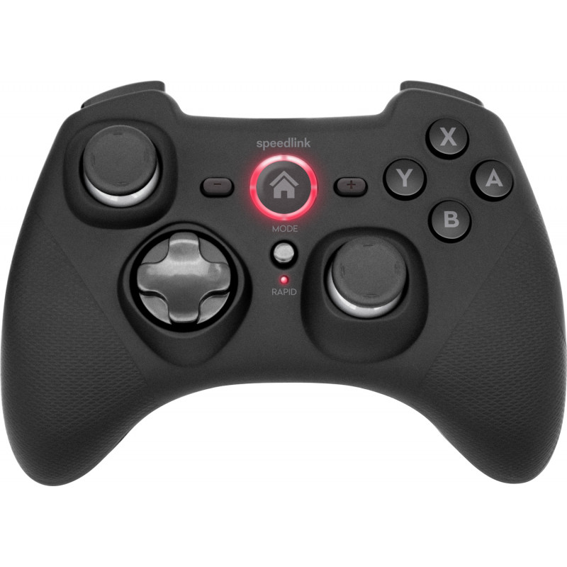 Gamepad Speedlink Rait Bluetooth Rubber, Nintendo Switch/Oled/Pc/Android, Negru Gamepad Speedlink Rait Bluetooth Rubber, Nintendo Switch/Oled/Pc/Android, Negru