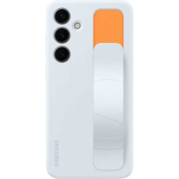 Husa telefon Samsung pentru Galaxy S24 Plus, Standing Grip Case, Albastru Husa telefon Samsung pentru Galaxy S24 Plus, Standing Grip Case, Albastru