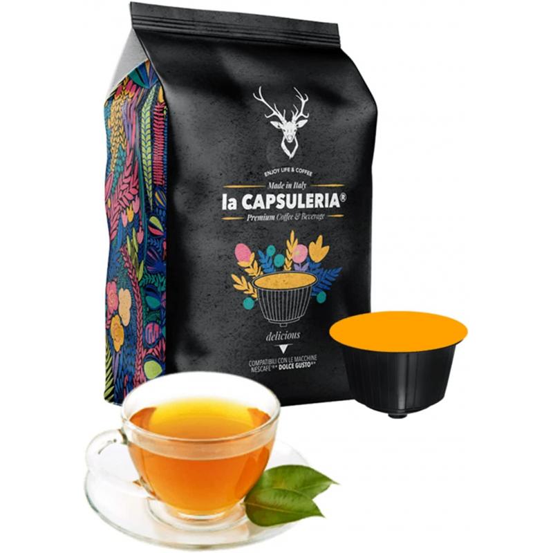 Ceai de Ghimbir, 100 capsule compatibile Dolce Gusto, La Capsuleria