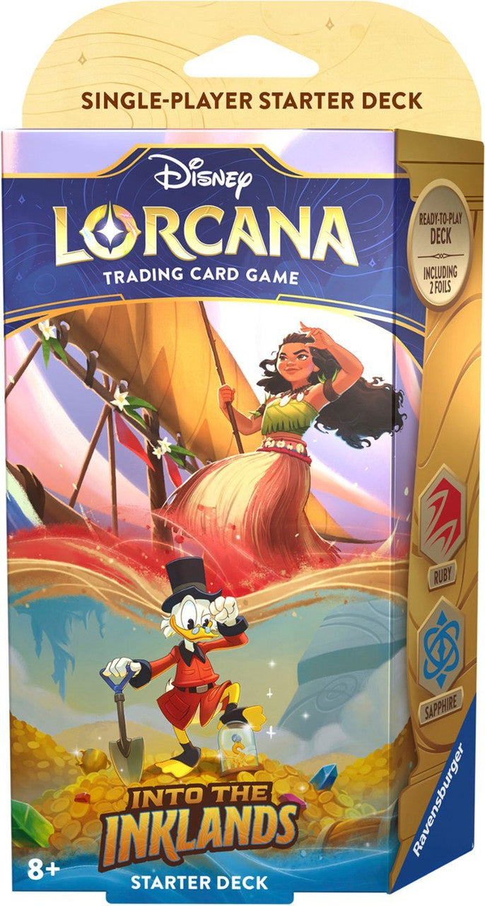Lorcana TCG: Into the Inklands Starter Deck - Moana and Scrooge McDuck Lorcana TCG: Into the Inklands Starter Deck - Moana and Scrooge McDuck