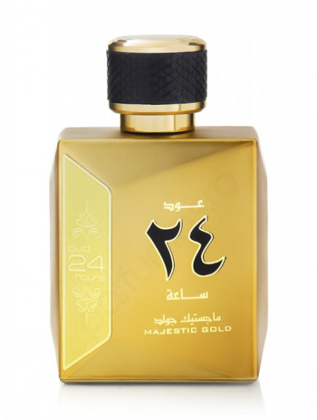 Parfum arabesc Oud 24 Hours Majestic Gold, apa de parfum 100 ml, unisex Parfum arabesc Oud 24 Hours Majestic Gold, apa de parfum 100 ml, unisex