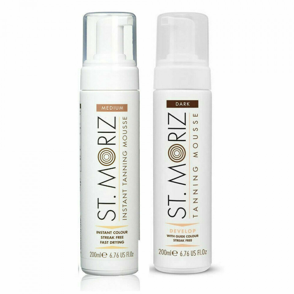 Set 2 spume autobronzante profesionale St Moriz Instant Tanning Mousse Set 2 spume autobronzante profesionale St Moriz Instant Tanning Mousse