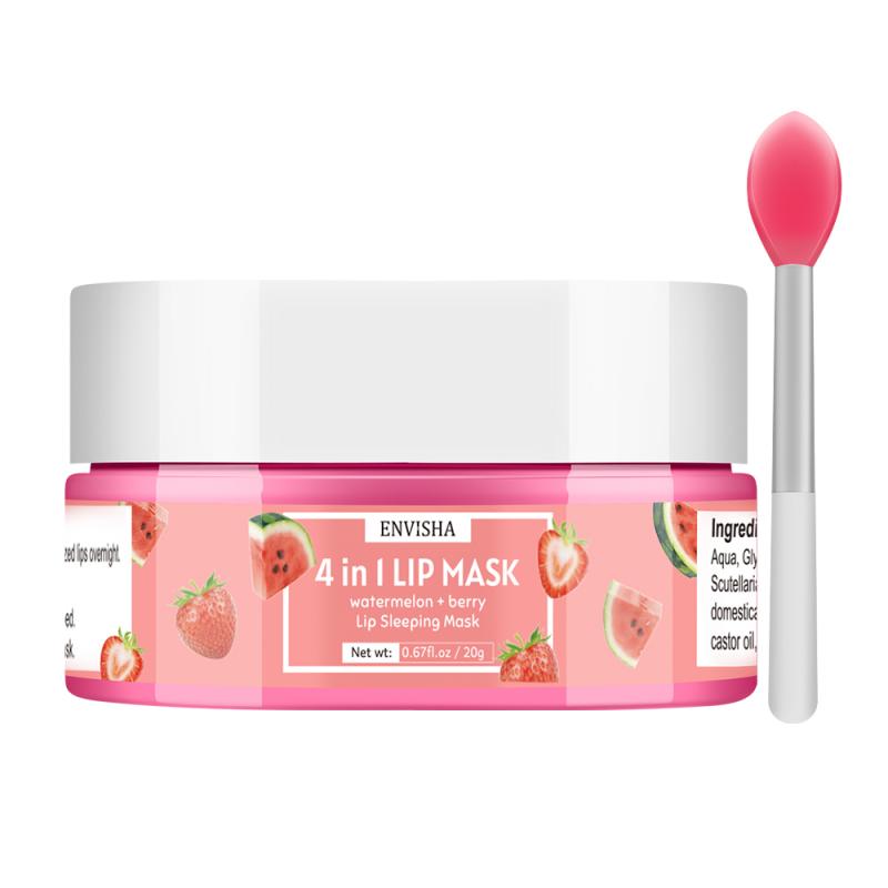 Masca de Noapte 4 in 1 pentru Buze, Regenerare Intensiva, Envisha, 20g Masca de Noapte 4 in 1 pentru Buze, Regenerare Intensiva, Envisha, 20g