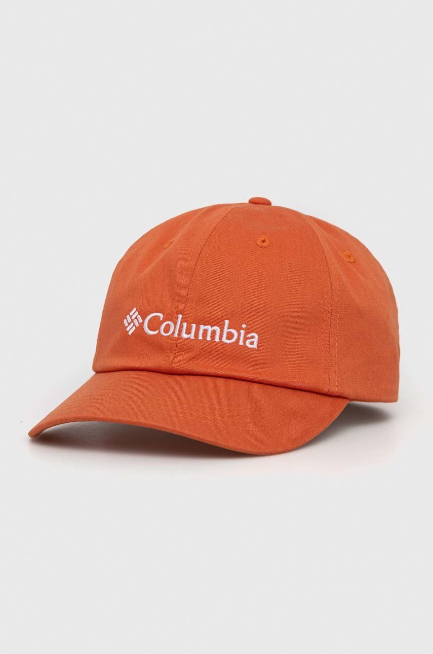 Columbia șapcă ROC II culoarea portocaliu, cu imprimeu 1766611 Columbia șapcă ROC II culoarea portocaliu, cu imprimeu 1766611