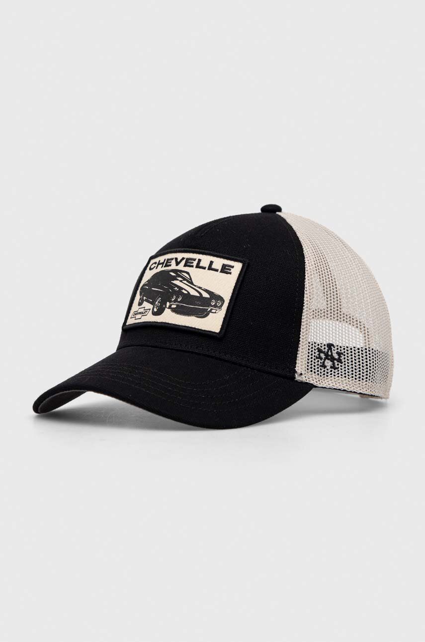 American Needle sapca Chevelle culoarea negru, cu imprimeu American Needle sapca Chevelle culoarea negru, cu imprimeu
