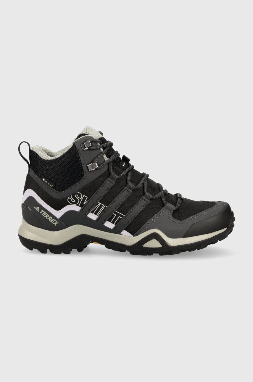 adidas TERREX pantofi Swift R2 Mid GTX femei, culoarea negru EF3357-CBLACK/DGS adidas TERREX pantofi Swift R2 Mid GTX femei, culoarea negru EF3357-CBLACK/DGS