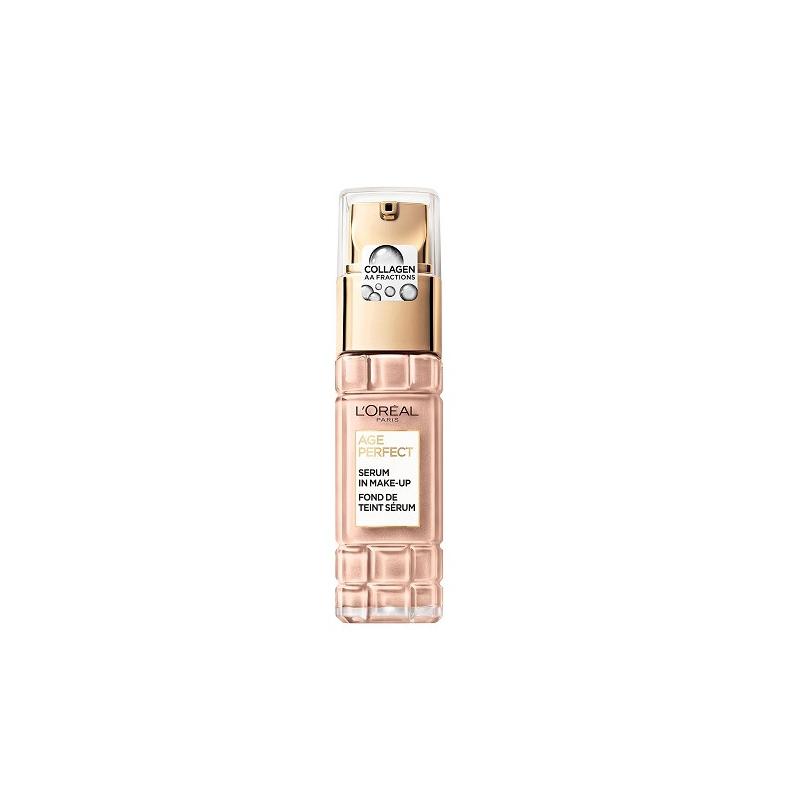 Fond de Ten Antirid, Loreal Paris, Age Perfect Serum cu Colagen, 150 Cream Beige, 30 ml Fond de Ten Antirid, Loreal Paris, Age Perfect Serum cu Colagen, 150 Cream Beige, 30 ml
