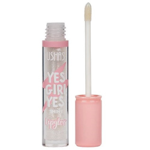 Luciu de buze stralucitor, Ushas, Yes Girl Yes, Shiny Lipgloss, Transparent, 01 Luciu de buze stralucitor, Ushas, Yes Girl Yes, Shiny Lipgloss, Transparent, 01