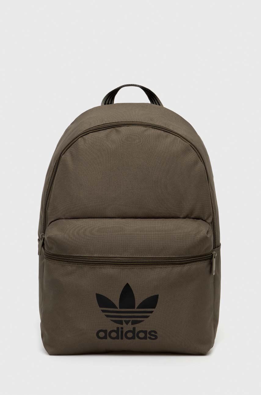 adidas Originals rucsac culoarea verde, mare, cu imprimeu adidas Originals rucsac culoarea verde, mare, cu imprimeu
