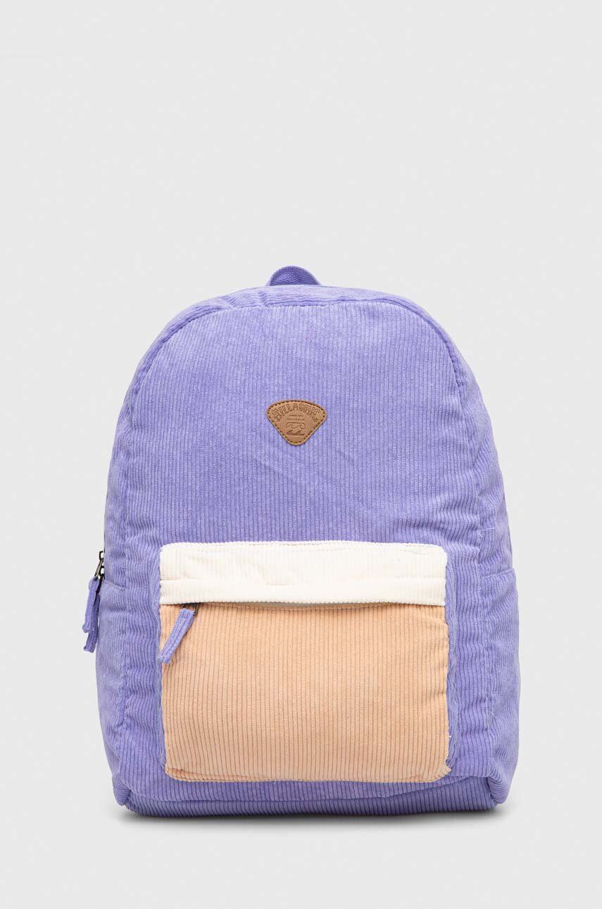 Billabong rucsac femei, culoarea violet, mare, modelator Billabong rucsac femei, culoarea violet, mare, modelator