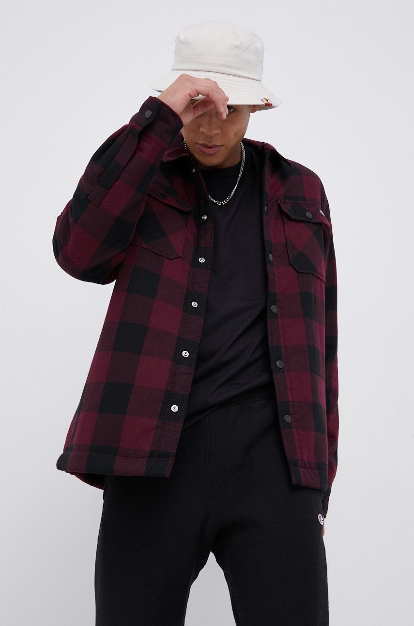 Dickies geacă bărbați, culoarea violet, de tranziție DK0A4XGRMR0-MAROON Dickies geacă bărbați, culoarea violet, de tranziție DK0A4XGRMR0-MAROON