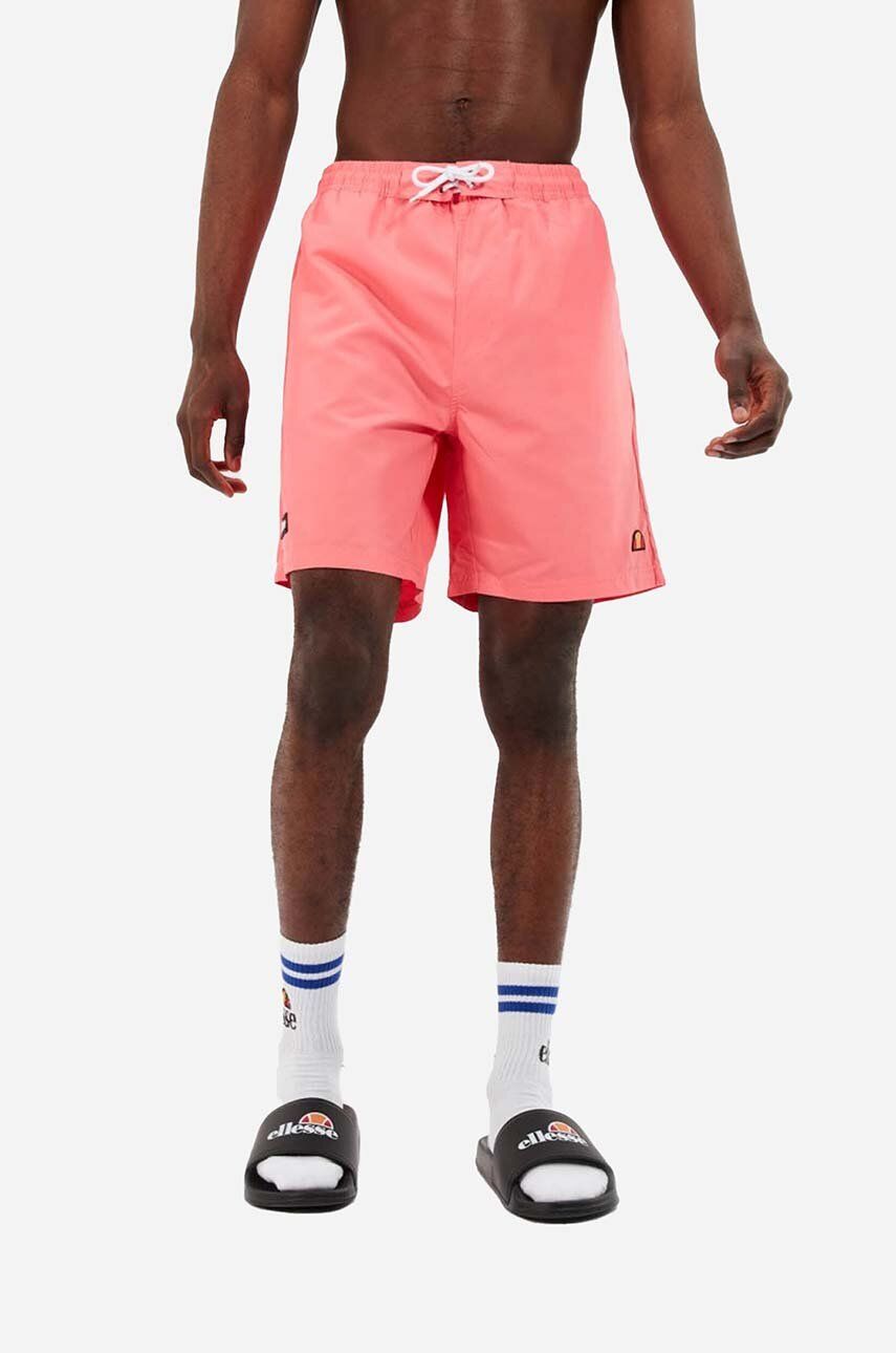 Ellesse pantaloni scurți de baie barbati, culoarea roz, neted SHR18032-PINK Ellesse pantaloni scurți de baie barbati, culoarea roz, neted SHR18032-PINK